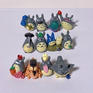 Totoro 1 inch mini figurines (12 PCS)